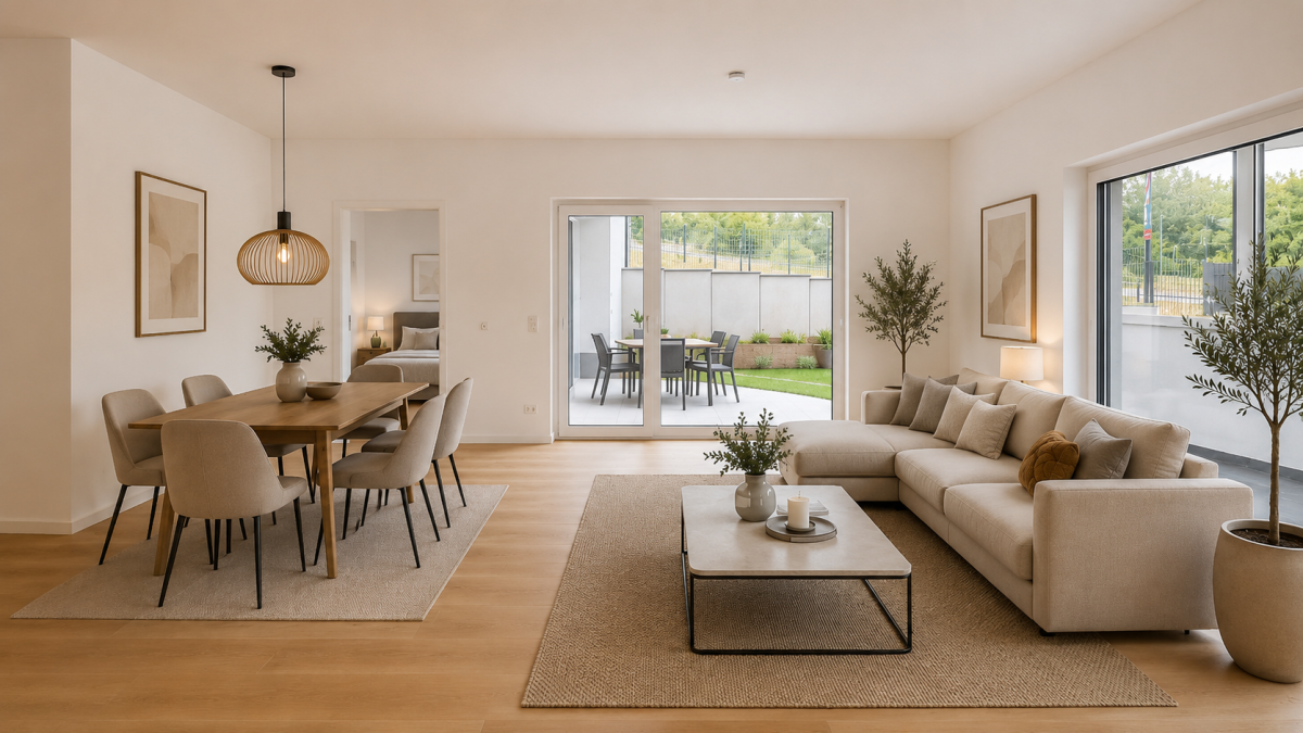 KI-Konzept Wohnzimmer