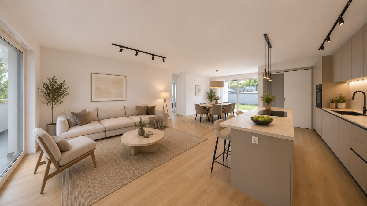 KI-Konzept Wohnzimmer