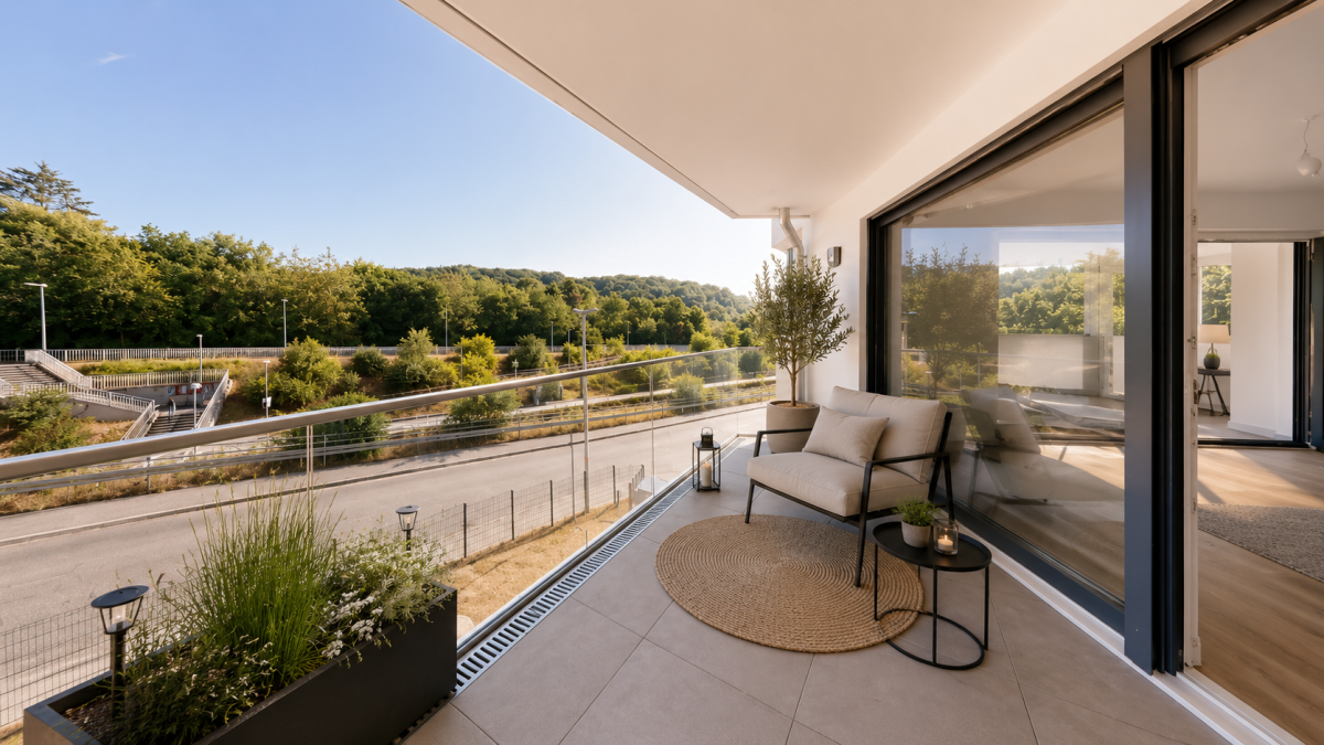 KI-Konzept Balkon