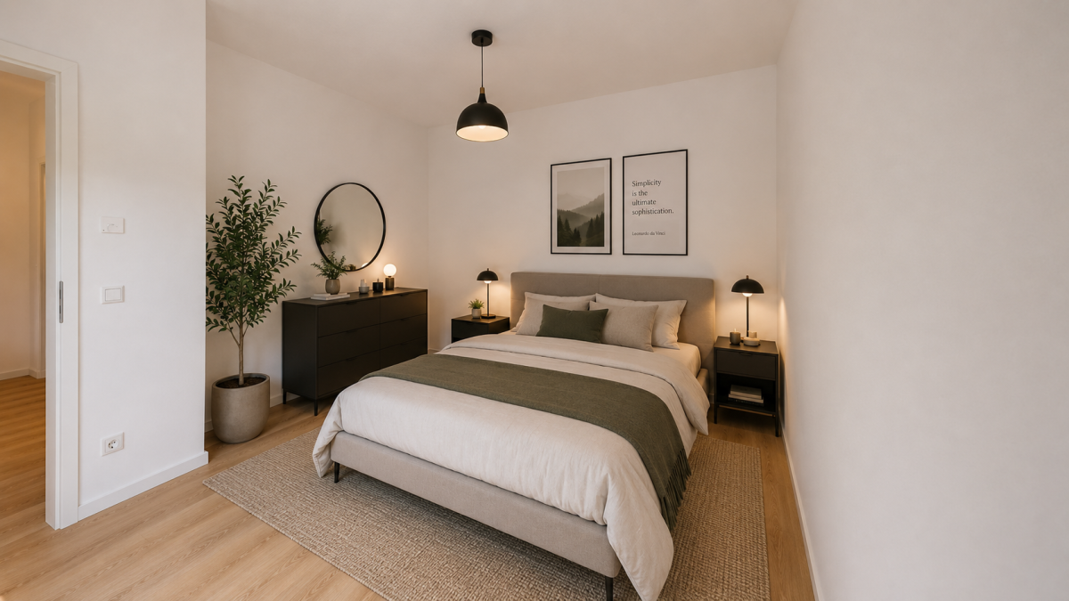 KI-Konzept Schlafzimmer