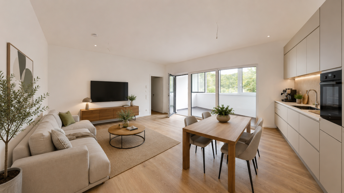 KI-Konzept Wohnzimmer