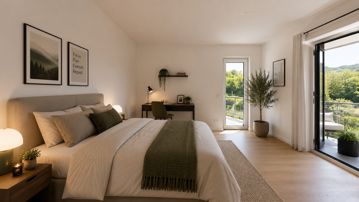KI-Konzept Schlafzimmer