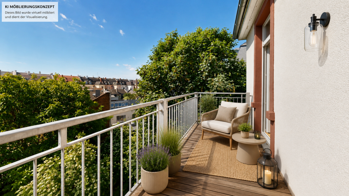 Balkon Visualisiert 3.OG rechts