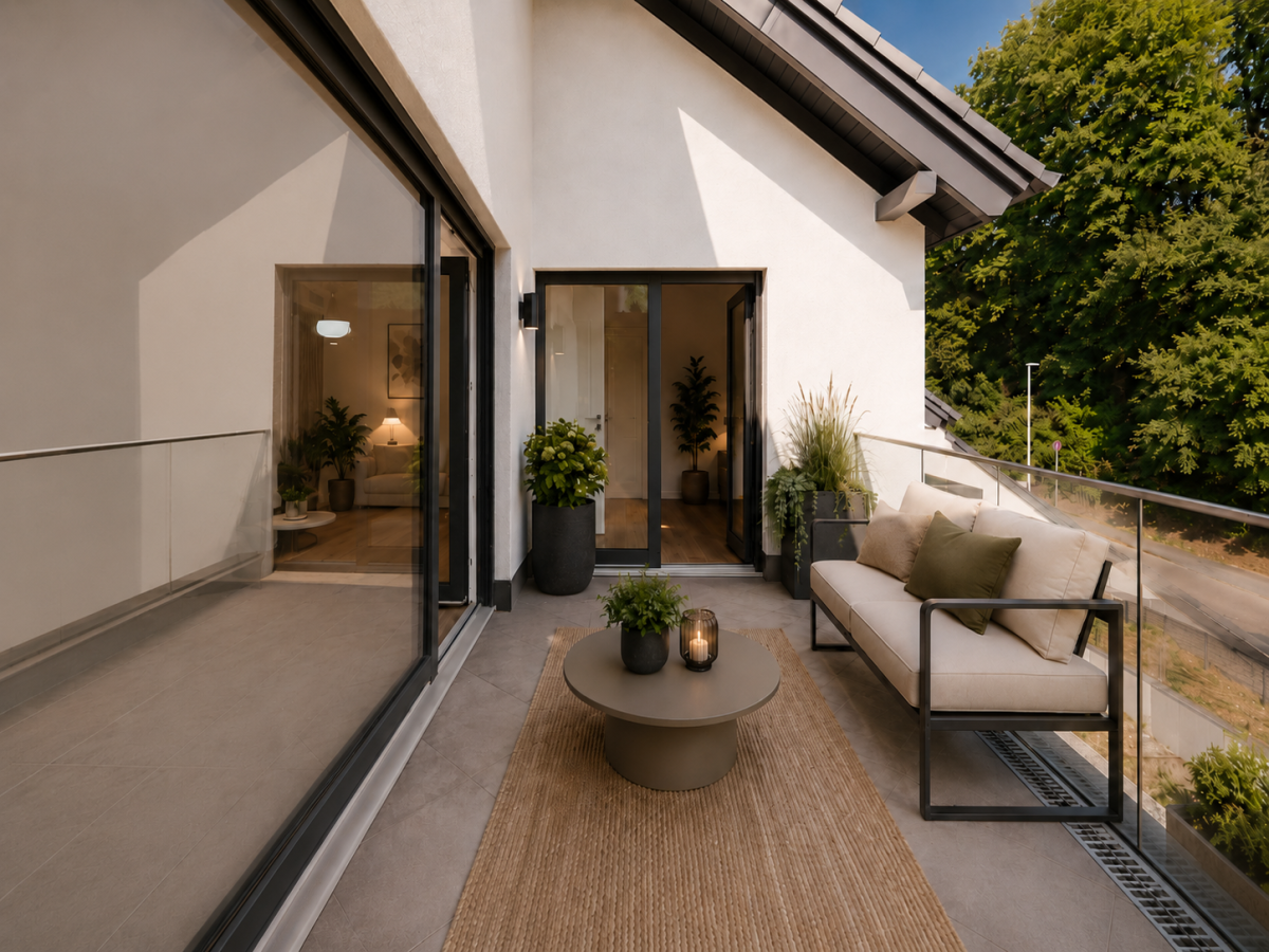 KI-Konzept Dachterrasse