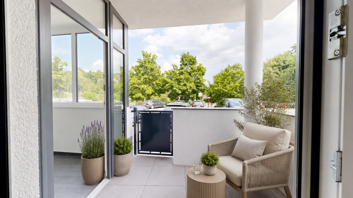KI-Konzept Terrasse