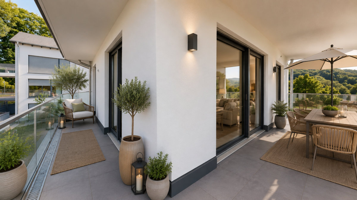 KI-Konzept Balkon