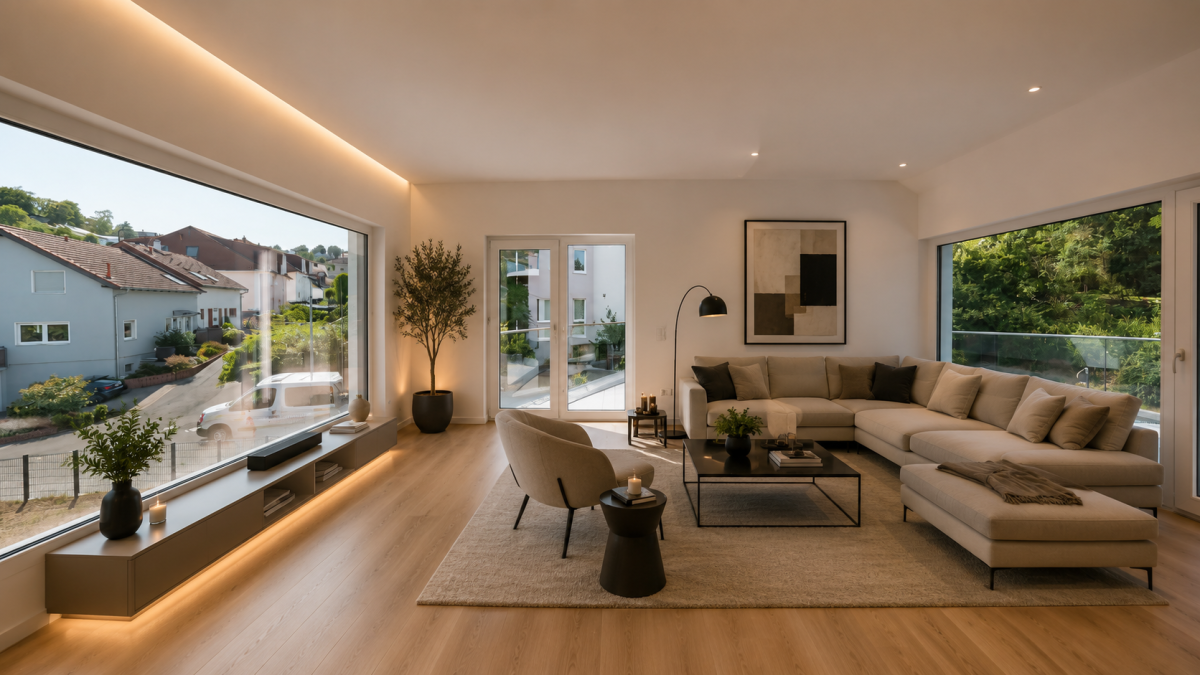 KI-Konzept Wohnzimmer