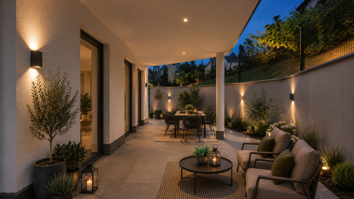 KI-Konzept Terrasse