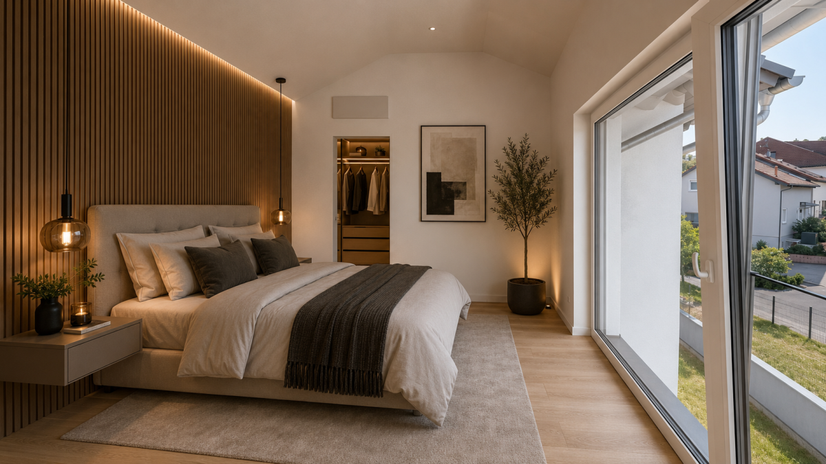 KI-Konzept Schlafzimmer
