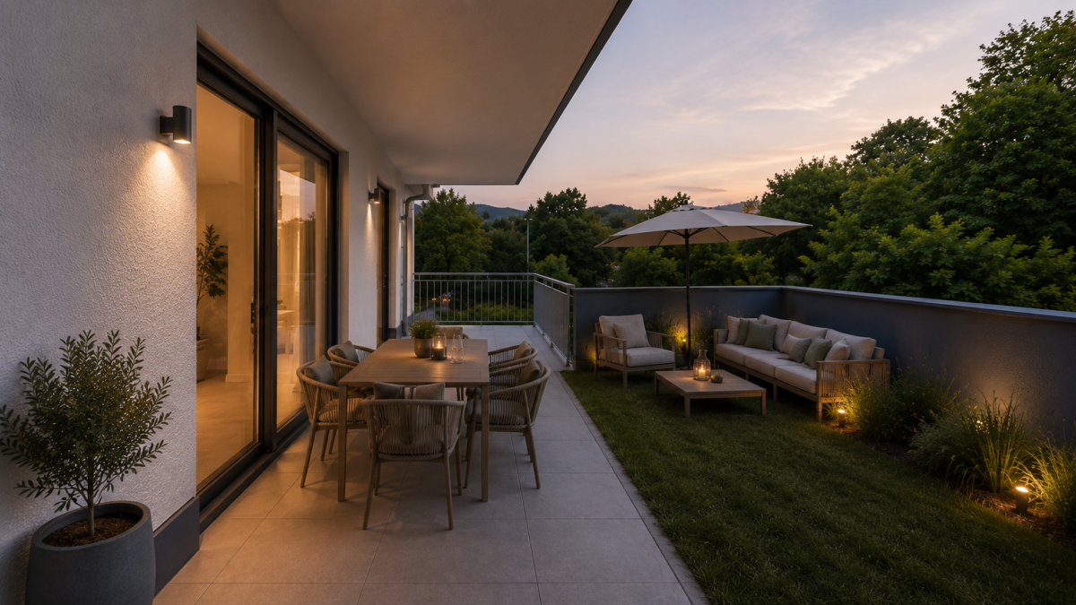 KI-Konzept Terrasse