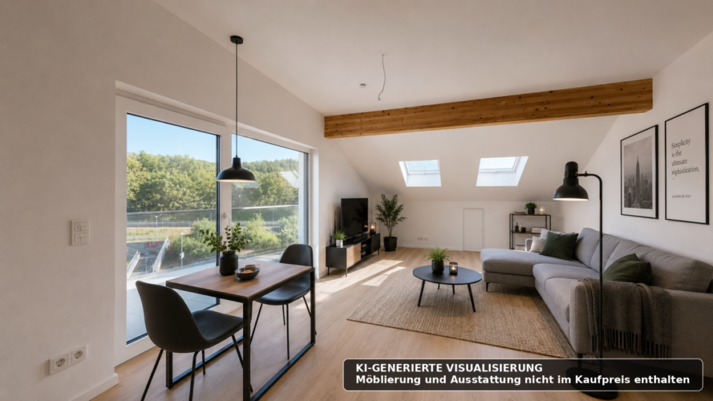 Eppstein - Penthouse mit Dachterrasse – 2-Zimmer-Neubau in Eppstein-Bremthal