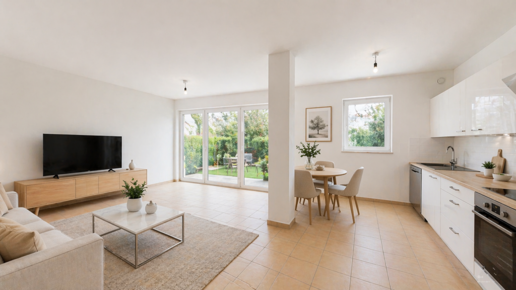 Frankfurt am Main - Bezugsfreie Gartenwohnung mit großer Terrasse im beliebten Rebstockviertel